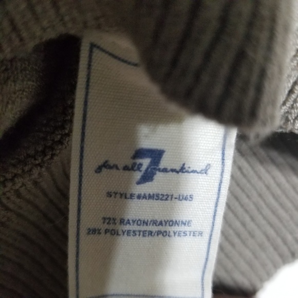 7 for all mankind full zip - Picture 5 of 6